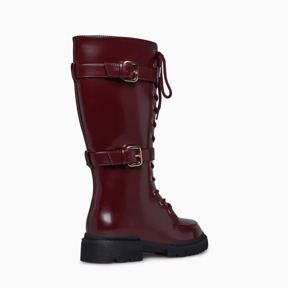 Women’s Lace-Up Flat Boots Sz 6 - Picture 5 of 6